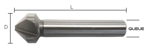 Labor verzinkboor DIN335c HSS-G geslepen