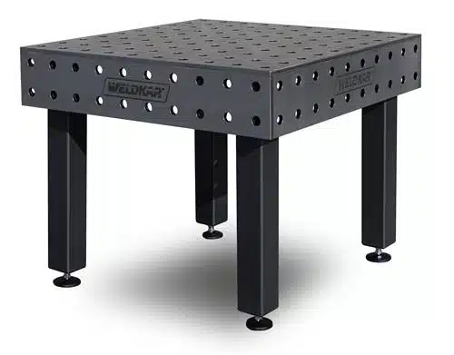 Lastafel Weldkar Ø28 1000x1000x15mm