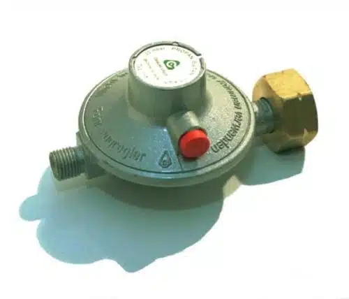 Drukregelaar propaan 30 mbar afblaas 1/4" links
