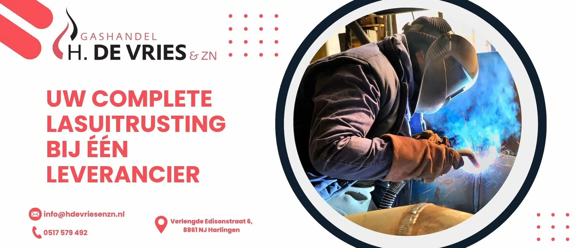 Lasuitrusting - Gashandel de Vries en Zn